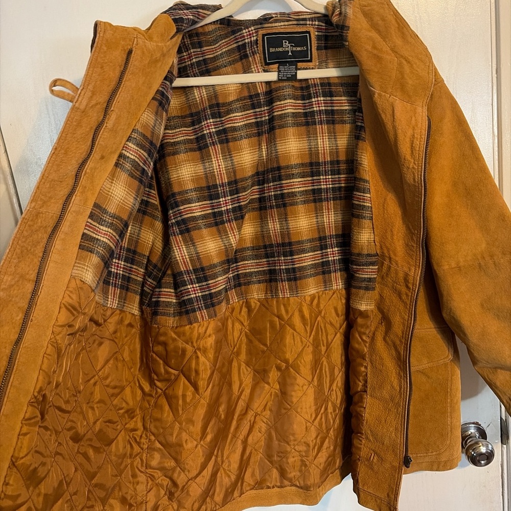 Vintage Suede Leather Jacket - Picture 5 of 7